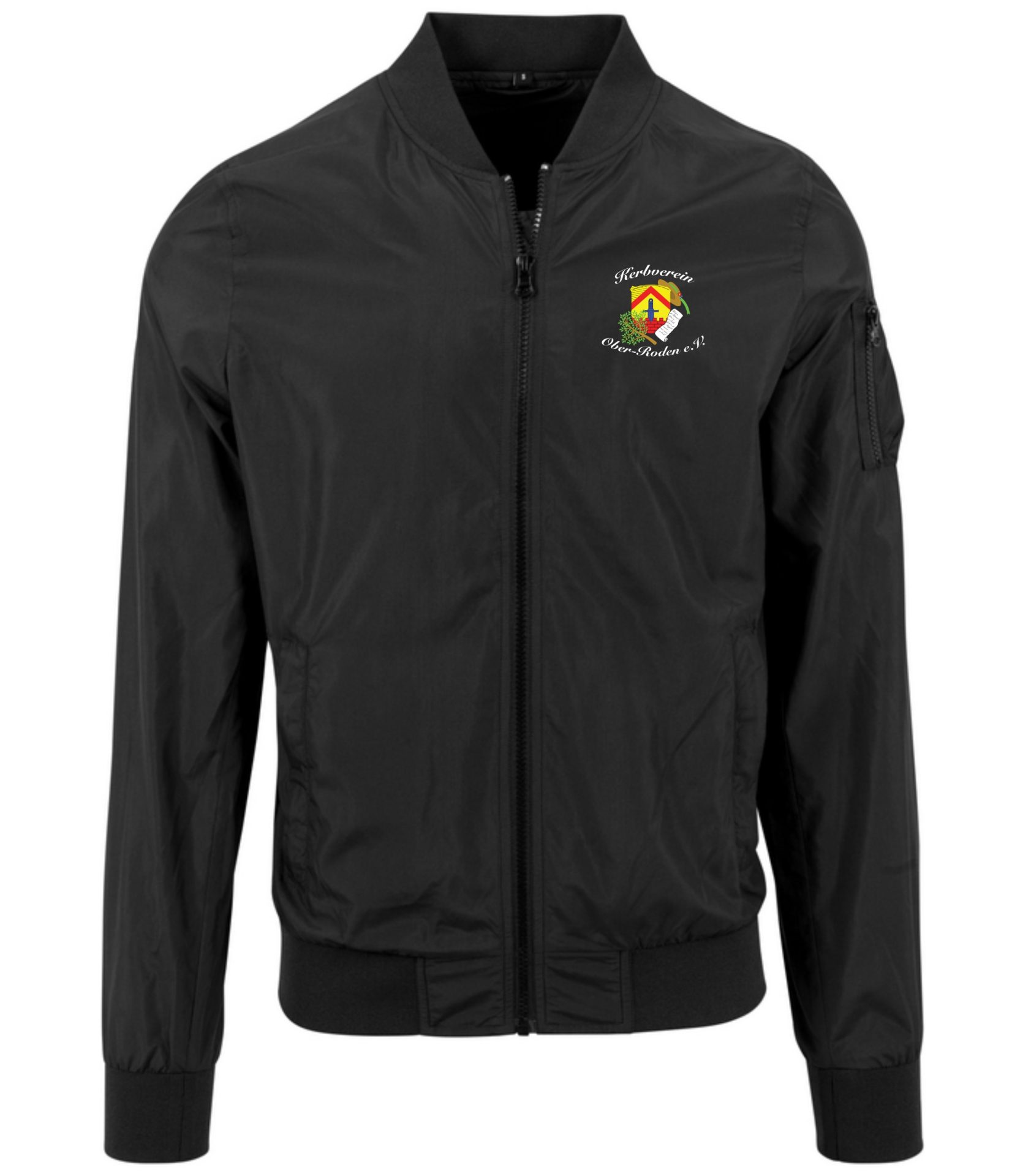 Bomberjacke_VS-schwarz Light Bomber Jacke – Bild 1