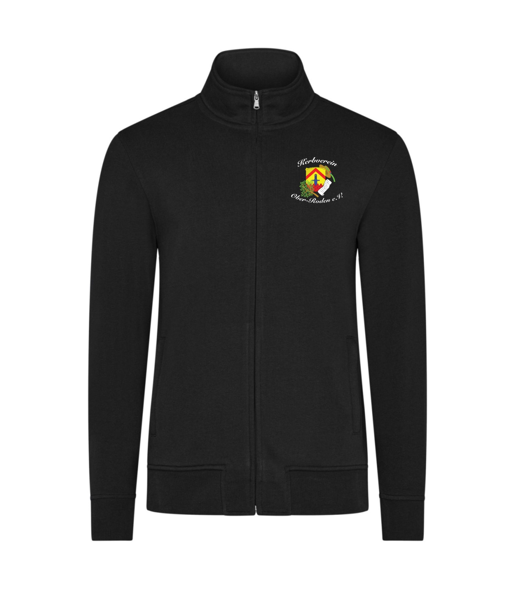 Sweatjacke_VS-schwarz Full-Zip Sweat Jacke Damen – Bild 1